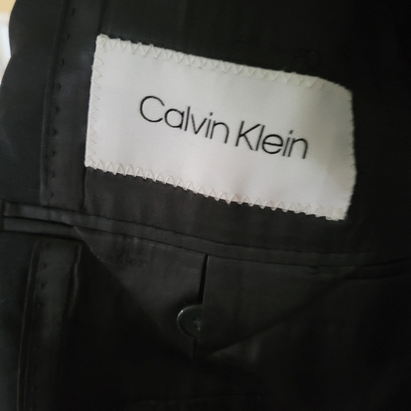 Men's XL Calvin Klein Navy Suit Jacket - Picture 4 of 6